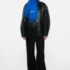 Fringe wool scarf - skinny