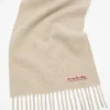 Fringe wool scarf - skinny