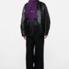 Fringe wool scarf - skinny