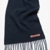 Fringe wool scarf - skinny