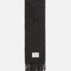 Fuzzy wool scarf