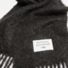Fuzzy wool scarf