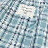 Gathered check shorts