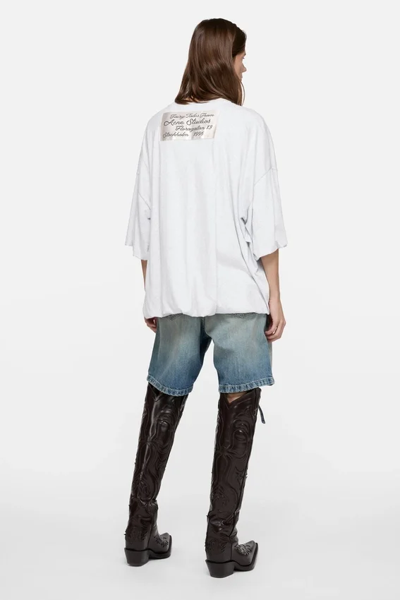 Gathered logo t-shirt