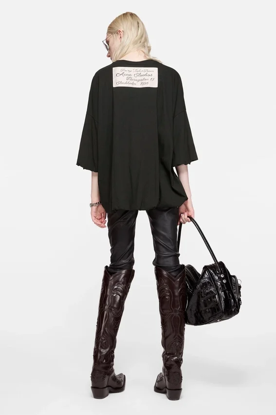 Gathered logo t-shirt