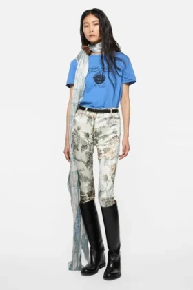 Graphic jersey t-shirt