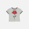 Graphic rose t-shirt