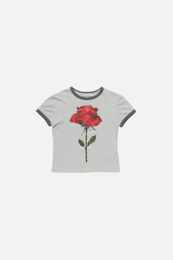 Graphic rose t-shirt