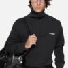 Half-zip logo sweatshirt