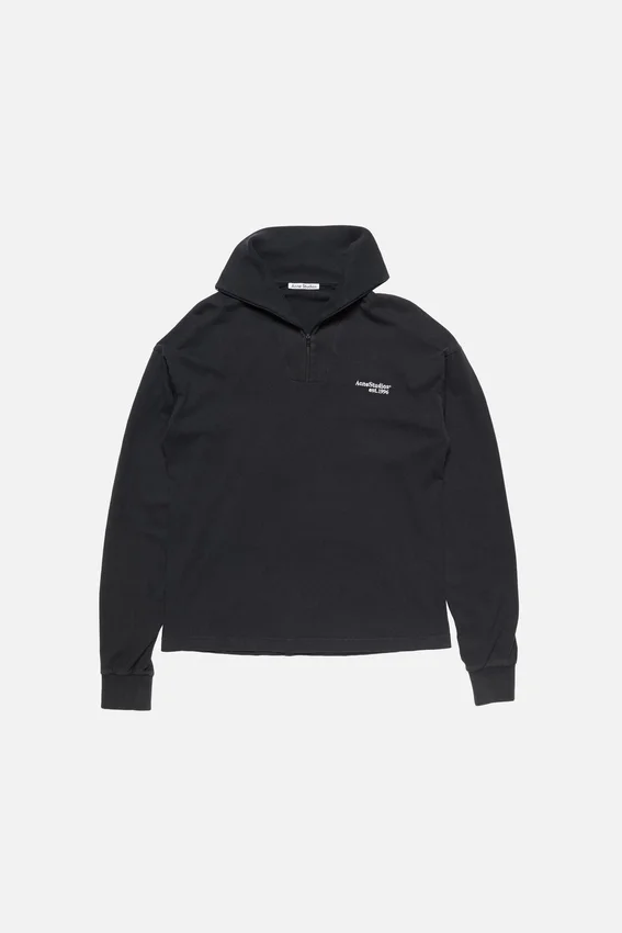 Half-zip logo sweatshirt