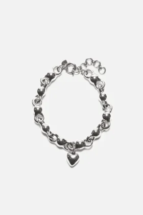 Heart charm necklace
