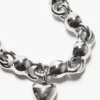 Heart charm necklace