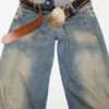 Heart logo buckle belt