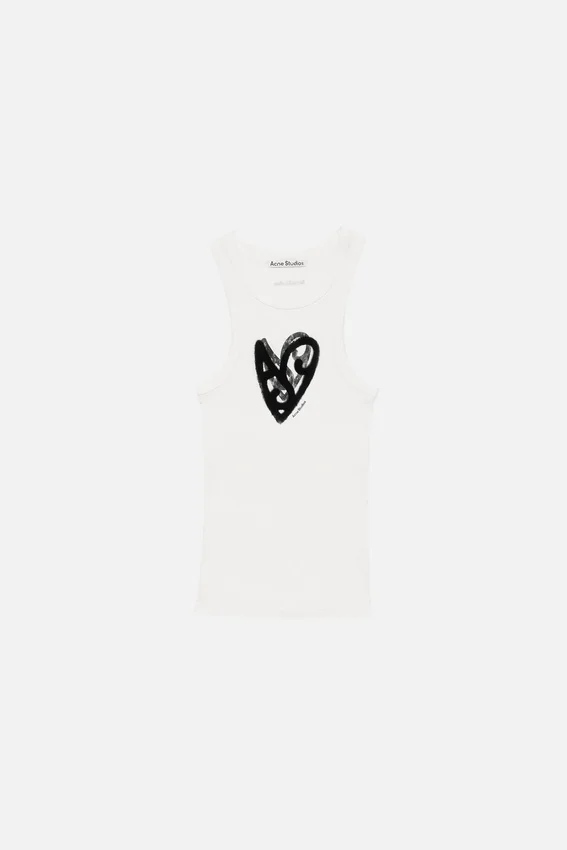 Heart logo tank top