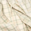 Hooded check jacket