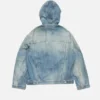 Hooded denim jacket