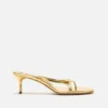Kitten heel sandals
