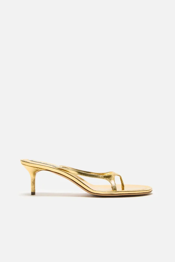 Kitten heel sandals