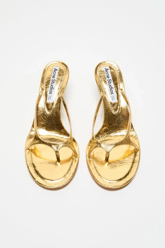 Kitten heel sandals