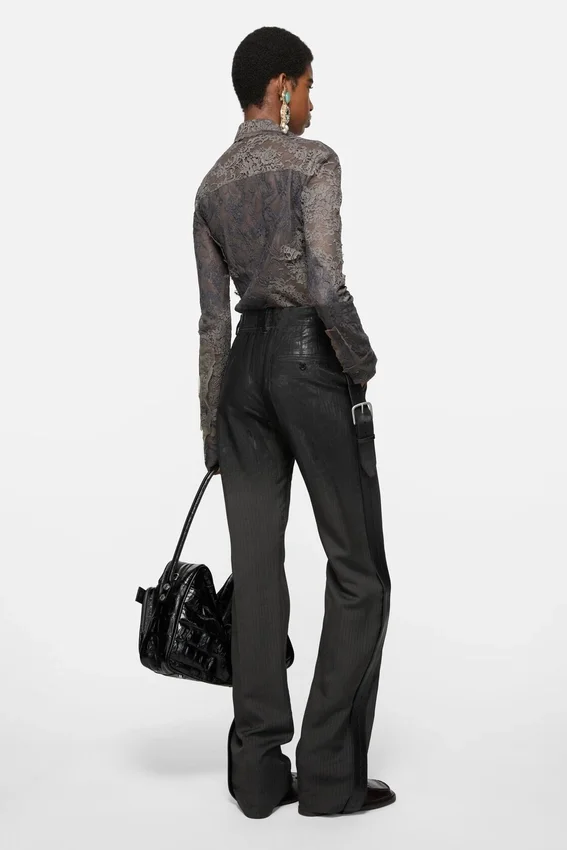 Lace corset blouse
