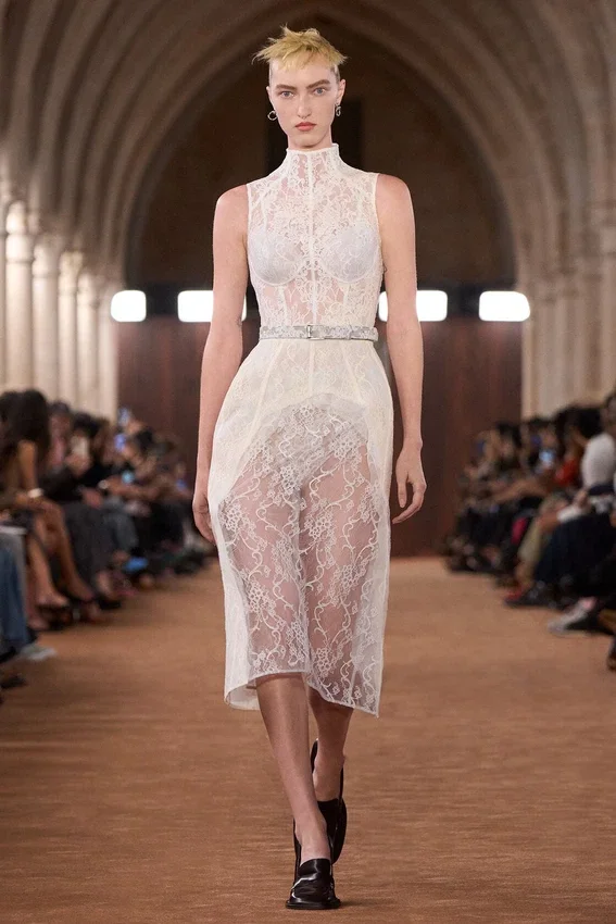 Lace corset dress