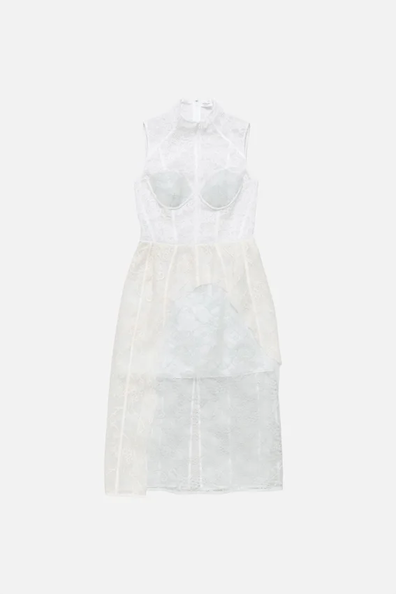 Lace corset dress