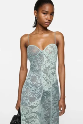 lace slip dress