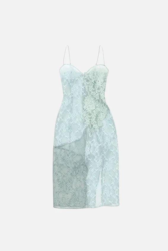 lace slip dress