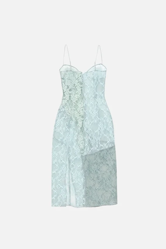 lace slip dress