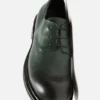 Lace-up leather shoes