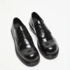 Lace-up leather shoes