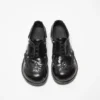 Lace-up leather shoes