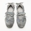Lace-up suede shoes
