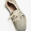 Lace-up suede shoes