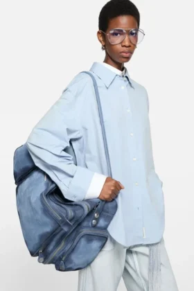 Layered button-up