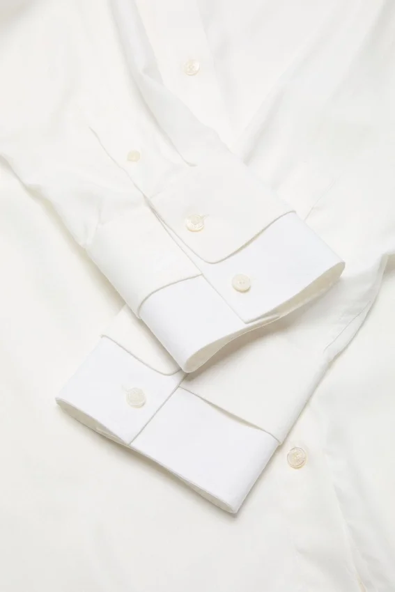 Layered button-up