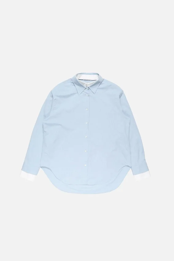 Layered button-up