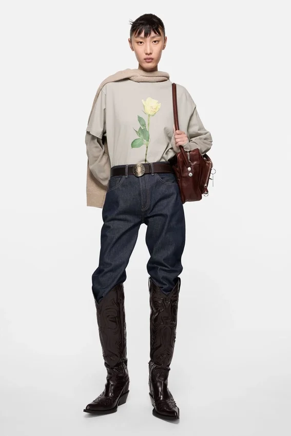Layered graphic t-shirt