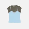 Layered lace t-shirt