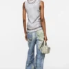Layered logo tank top