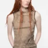 Layered logo tank top