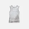 Layered logo tank top
