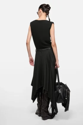 Layered midi dress
