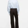 Layered poplin button-up shirt