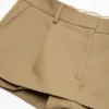 Layered satin miniskirt