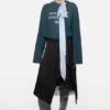 Layered Satin Skirt