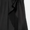 Layered Satin Skirt