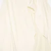 Layered satin skirt