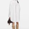 Layered shirt dress