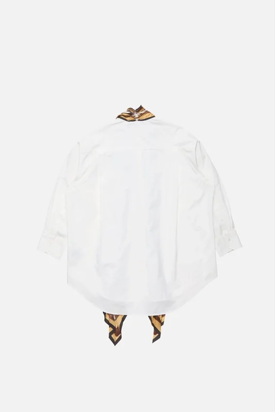 Layered shirt dress